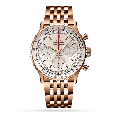 mens used 18k and stainless steel breitling navitimer|pre owned breitling navitimers.